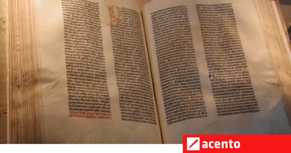 La Biblia Primera Entre Los Incunables Acento