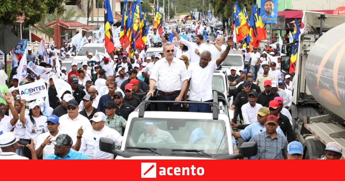 Abinader recorre Villa Altagracia El Carril Haina y San Cristóbal en