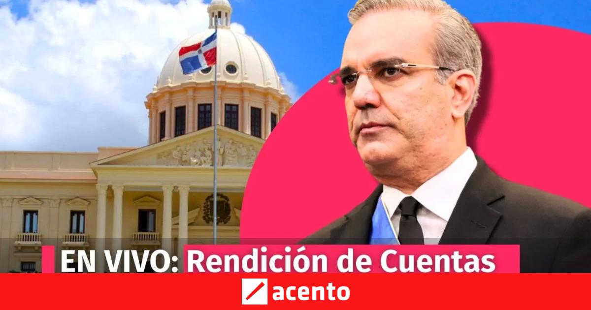 Rendición de Cuentas Luis Abinader 2024 Acento