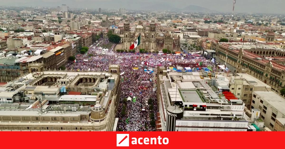 Es tiempo de mujeres dice Sheinbaum al cierre de su campaña Acento