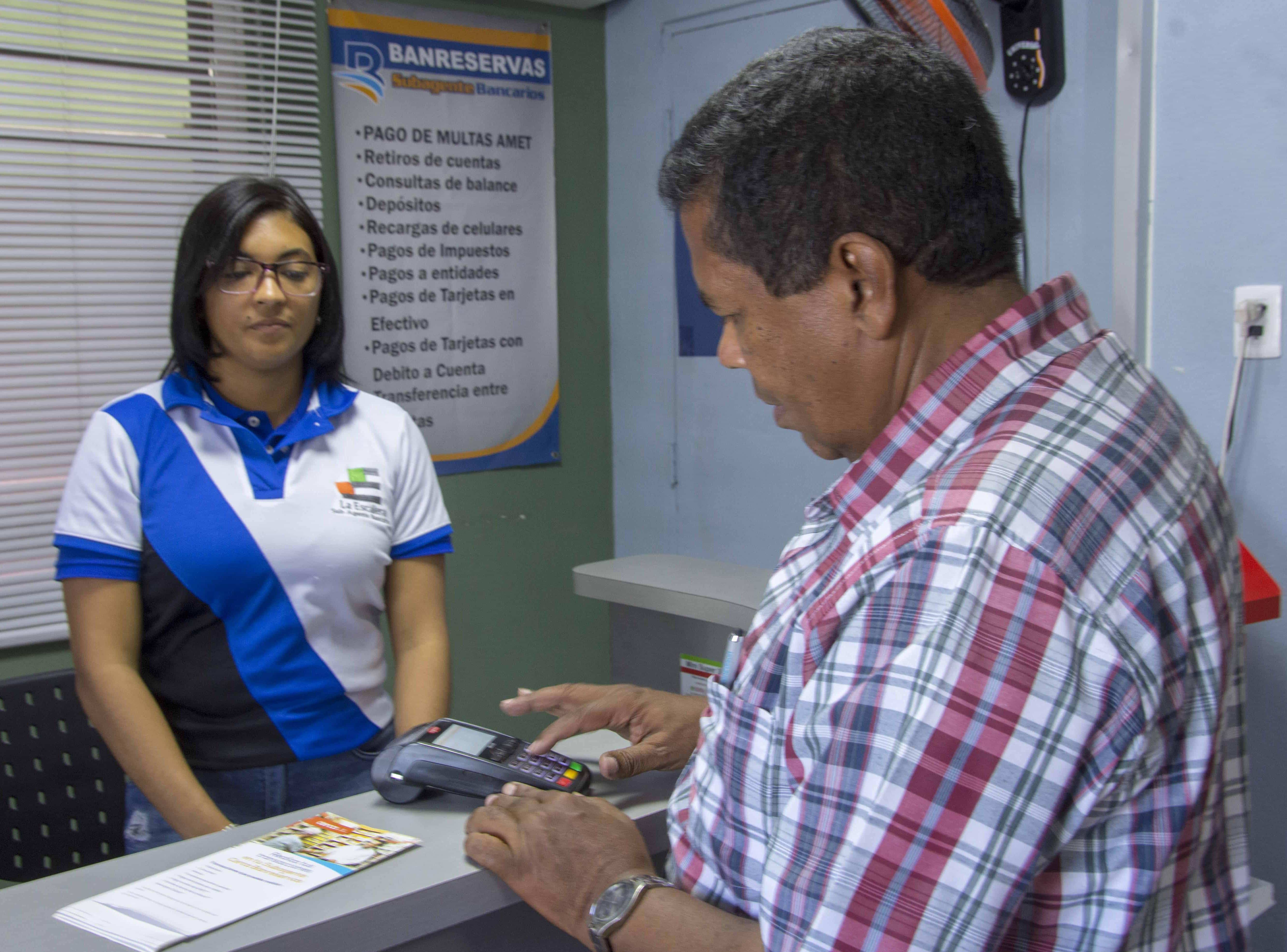 Transacciones en Subagentes Banreservas superan los 12,700 millones de pesos