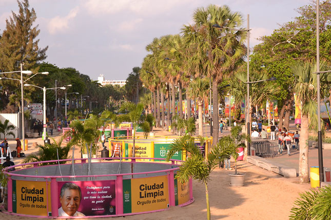 ADN anuncia cierre de un tramo del Malecón para instalar piscinas de Güibia Semana Santa 2015
