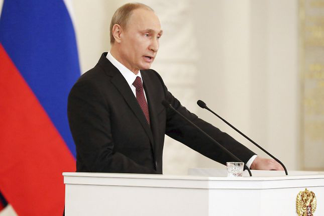 La detención del líder opositor empaña aún más el año triunfal de Putin