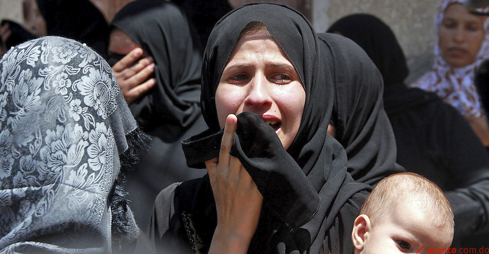 6 niños y 1 anciana de 80 años entre palestinos muertos por bombardeos de Israel