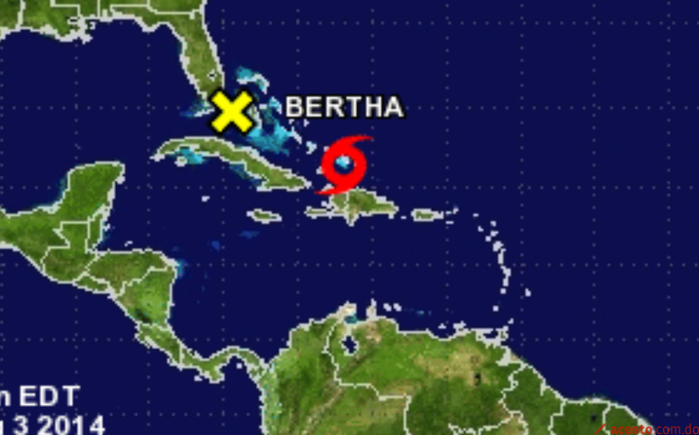 Tormenta tropical Bertha se aleja del país, descontinúan aviso de tormenta tropical