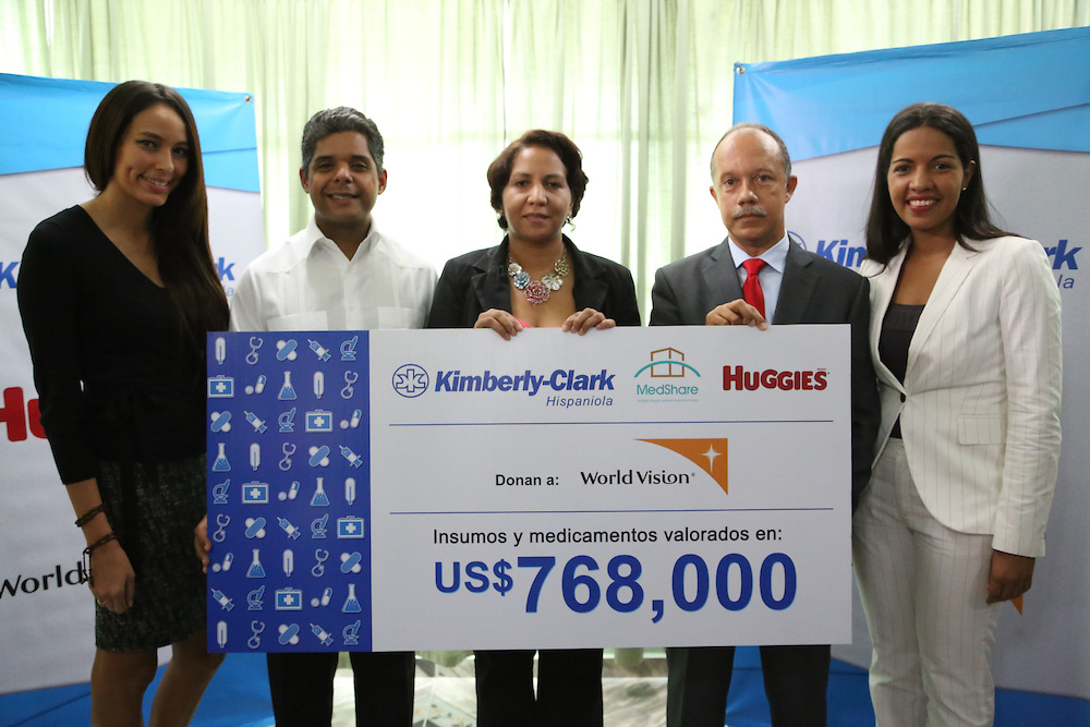 Kimberly-Clark aporta US$768,000.00 de insumos y medicamentos