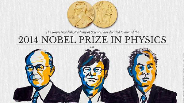 Tres japoneses, Nobel de Física por inventar el diodo de luz LED