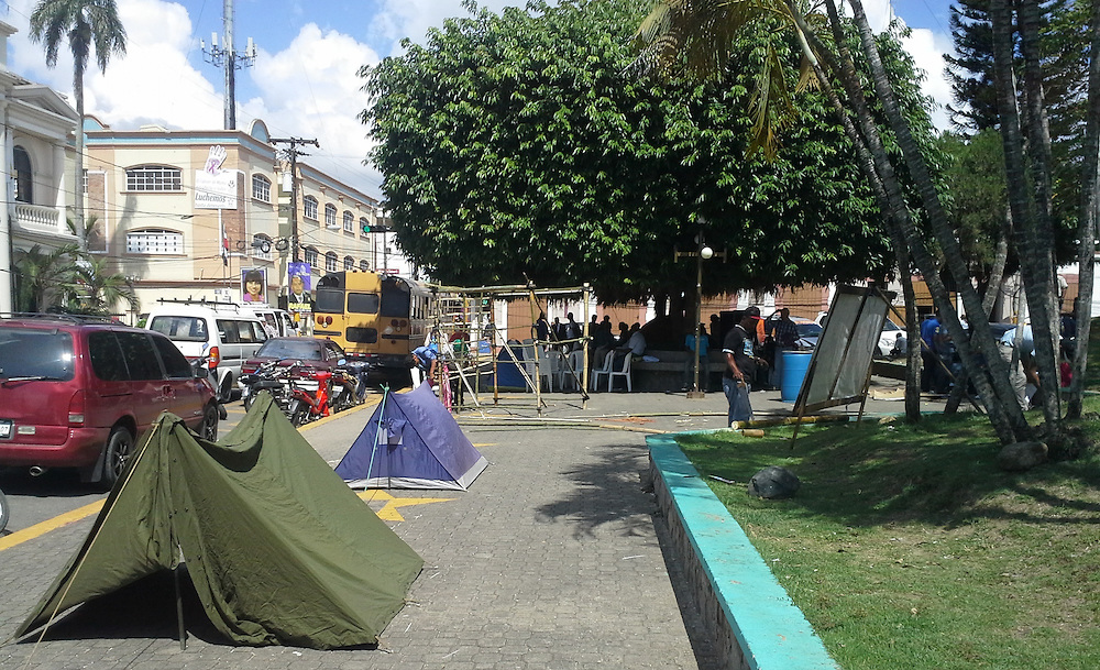 Campamento anti corrupción en San Francisco de Macorís