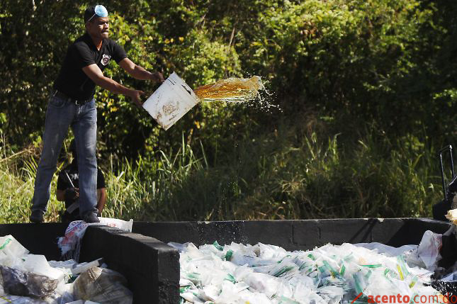 Procuraduría incinera más 643 kilos de drogas incautadas del 8 al 14 de abril