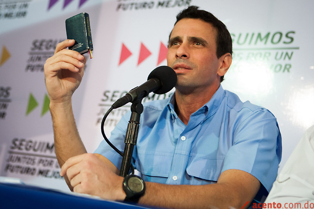 Capriles dice que agotará las instancias para mostrar 
