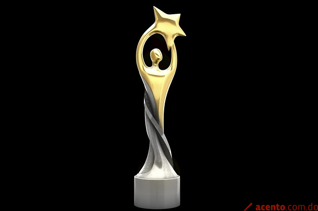 Presenta nueva de estatuilla de los premios 