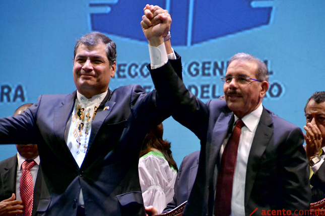 Medina felicita a Rafael Correa y augura éxito en nueva gestión de gobierno