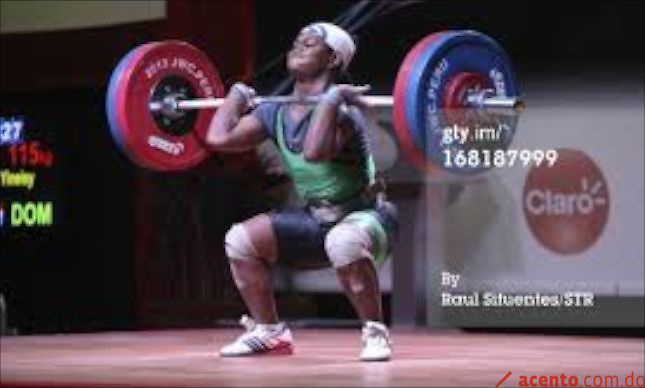 Dominicana Yineisy Reyes gana Oro, Plata y Bronce en Mundial de Pesas en Perú
