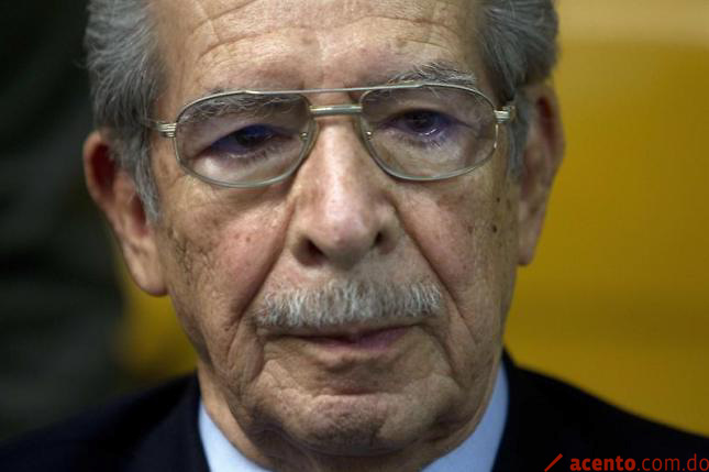 Ríos Montt, primer exjefe de Estado centroamericano condenado por genocidio