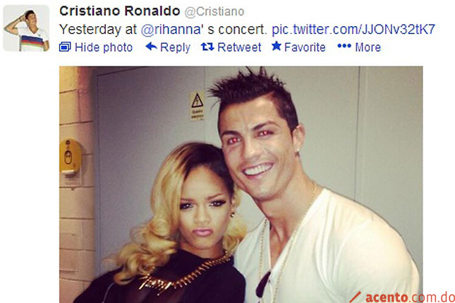 Cristiano Ronaldo y Rihanna, juntos en Lisboa
