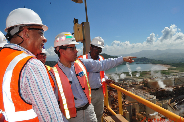 Ministro de Medio Ambiente informa de inspección a minera Barrick Pueblo Viejo