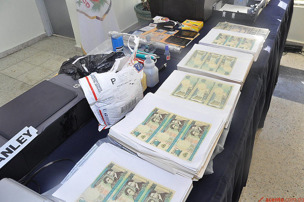 DNCD desmantela red falsificaba dinero para financiar narcotráfico