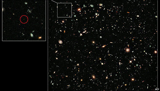 Identifican el objeto astronómico más lejano