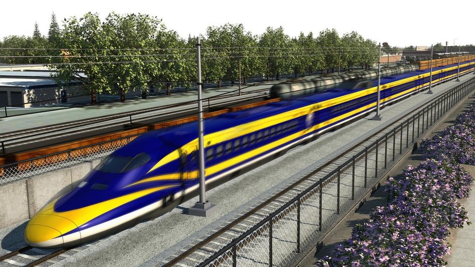 El ambicioso tren bala de US$100.000 millones que está construyendo California (y que no tiene cómo pagar)