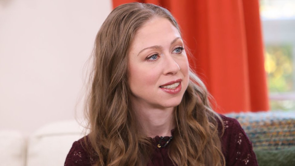 Chelsea Clinton, hija de Bill y Hillary Clinton: 