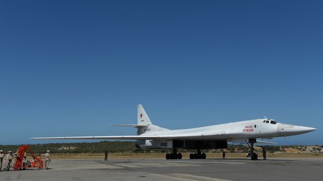 Los bombarderos rusos que llegaron a Venezuela y qué espera de ellos el gobierno de Nicolás Maduro