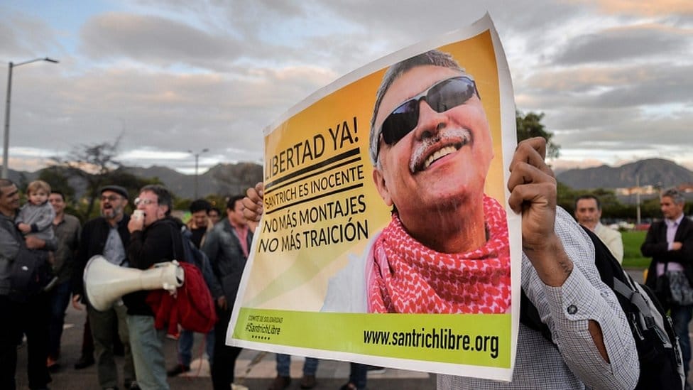Jesús Santrich: liberan y vuelven a detener al exguerrillero de las FARC en medio de crisis política en Colombia