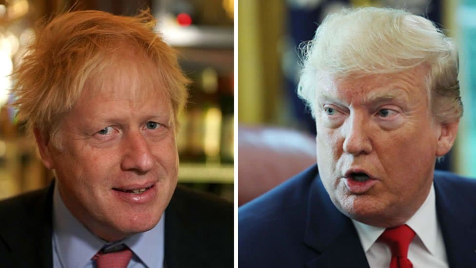 Las sorprendentes similitudes entre Donald Trump y Boris Johnson, el controvertido nuevo primer ministro británico