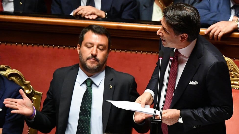 Dimite Giuseppe Conte: las duras críticas del primer ministro de Italia a Matteo Salvini antes de anunciar que abandona el cargo