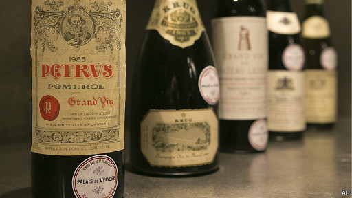 ¿Quién quiere comprar el vino del presidente francés?