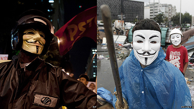 Brasil y Turquía: diferentes protestas con los mismos símbolos