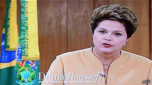 Dilma Rousseff rompe el silencio tras las protestas