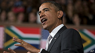 La agridulce visita de Obama a Sudáfrica