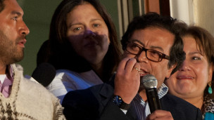 El alcade de Bogotá, Gustavo Petro, piensa en una Primavera colombiana
