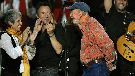Muere Pete Seeger, leyenda del folk estadounidense