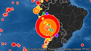 Todos los terremotos del año en un sólo mapa