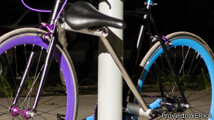 La bicicleta chilena antirrobo que nació de un mal recuerdo