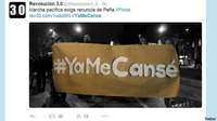 #YaMeCanse, el hashtag de la indignación en México