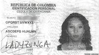 ABCDEFG, la mujer colombiana que se llama como el abecedario