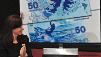 Nuevo billete dedicado a Malvinas/Falklands genera críticas y bromas en Argentina