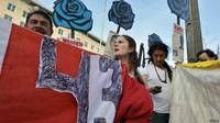 México: empieza marcha por seis meses de la desaparición de estudiantes