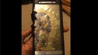 Samsung suspende las ventas de su teléfono Galaxy Note 7 por "explosiones" de sus baterías