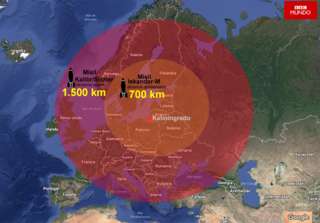 El mapa que explica por qué Europa y la OTAN están preocupadas por el despliegue de Rusia en Kaliningrado