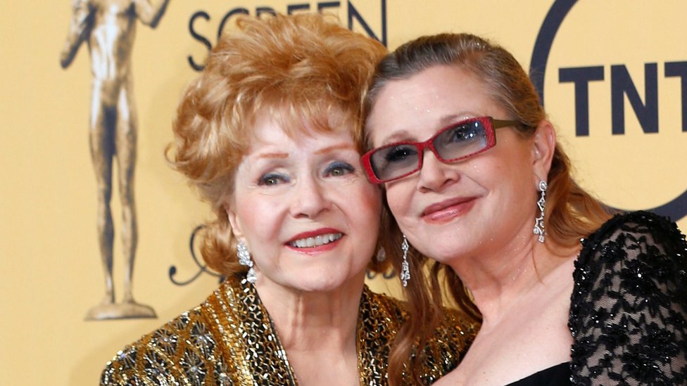 Fallece la actriz Debbie Reynolds un día después de la muerte de su hija, Carrie Fisher