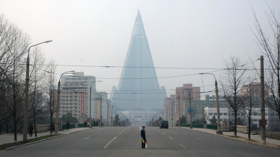 Ryugyong, el extraño hotel fantasma de Corea del Norte calificado como 
