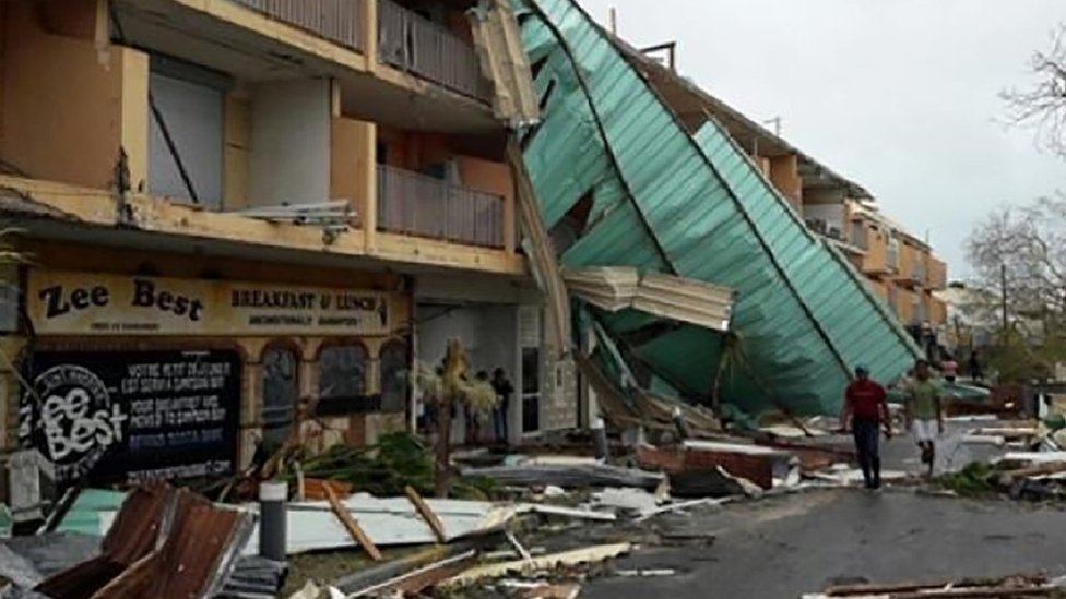 Las imágenes de la destrucción causada por el huracán Irma en las islas del Caribe