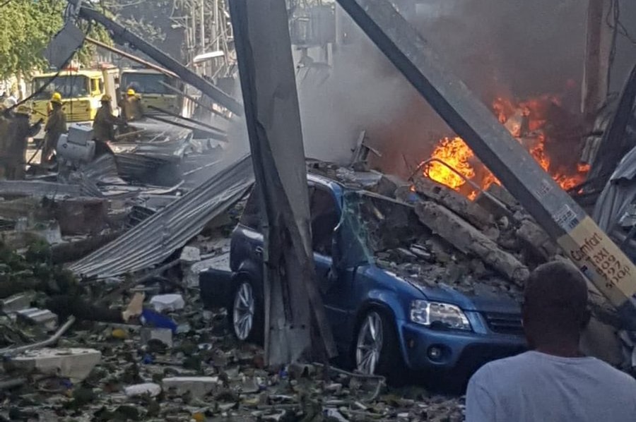 Imágenes de la explosión de fábrica de plásticos en Villa Juana…
