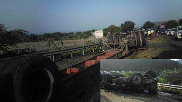 Cinco fallecidos en un accidente de tránsito en la carretera Baní-Azua