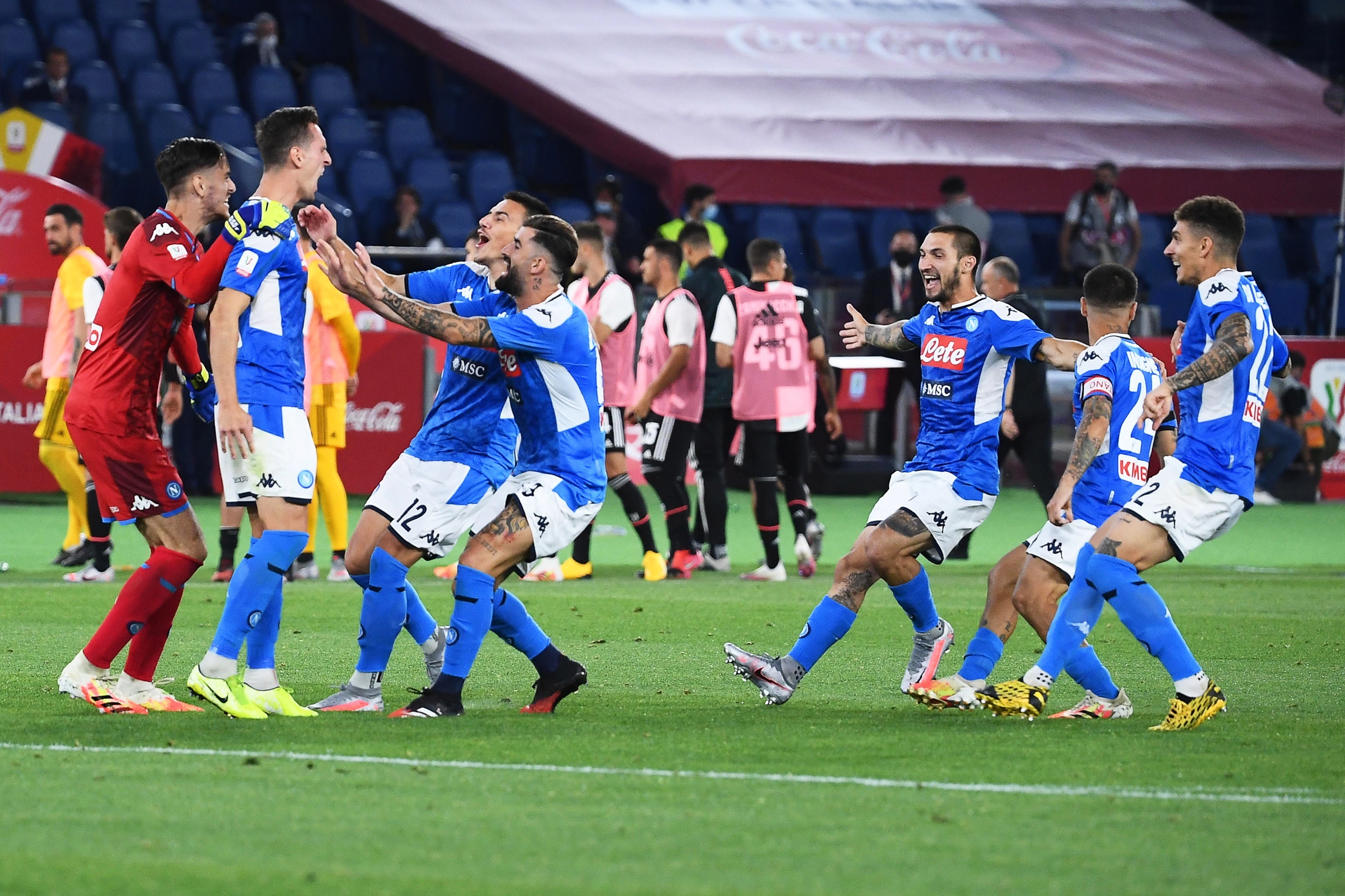 El Nápoles vence al Juventus en los penaltis y gana la Copa Italia