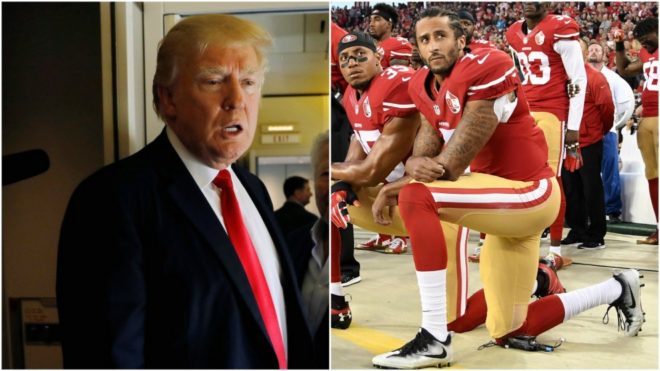 Trump apagará la TV si jugadores se arrodillan durante el himno