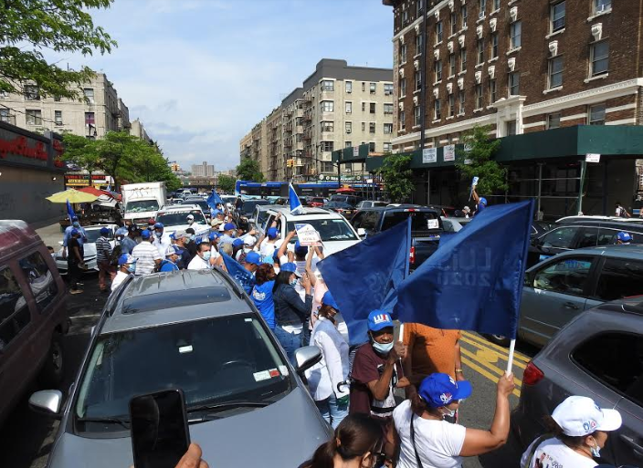 Perremeistas y aliados en Manhattan realizan caravana en apoyo a